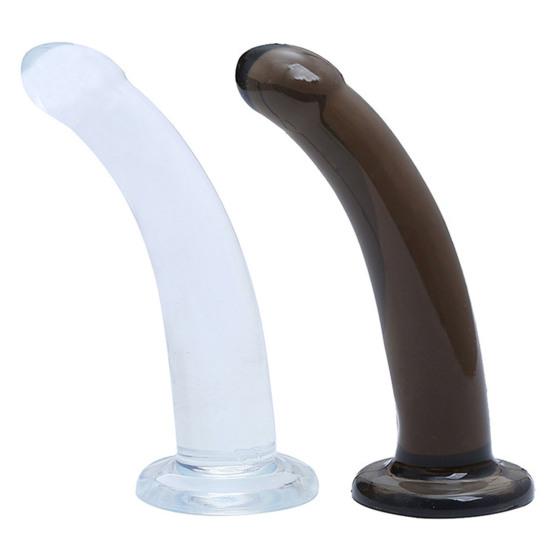 Transparent Dildo Suction Cup Unisex Gay Lifelike Safe Stable Sensual Realistic Texture G Spot Artificial Penis with Strong Suction Base Stimulation