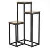 Metal loft standing flower stand, multi-level metal flower stand