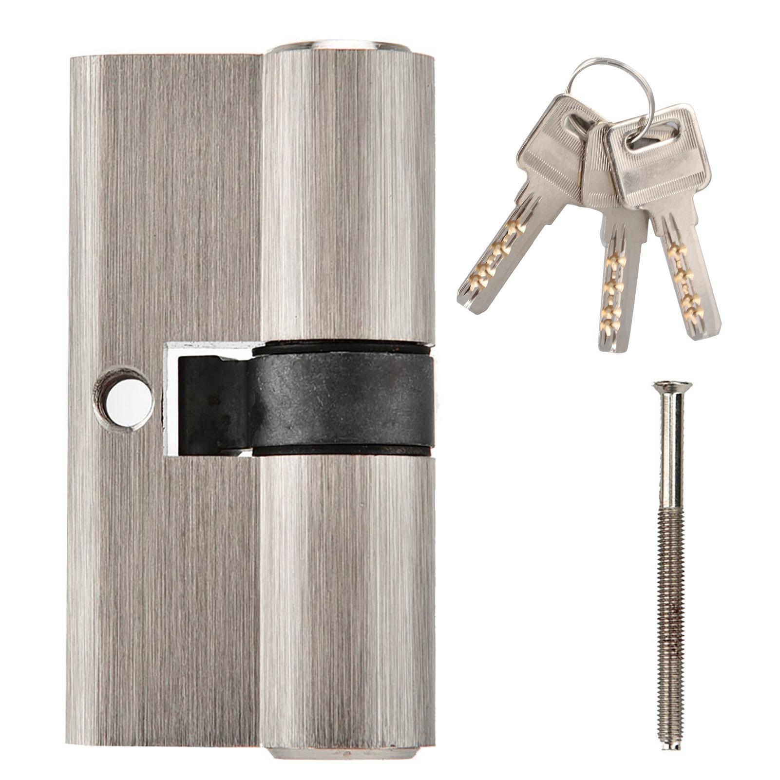 Copper Dual Open Lock Cylinder Anti Theft Wooden Door Lock Cylinder(L=60mm(30/30))