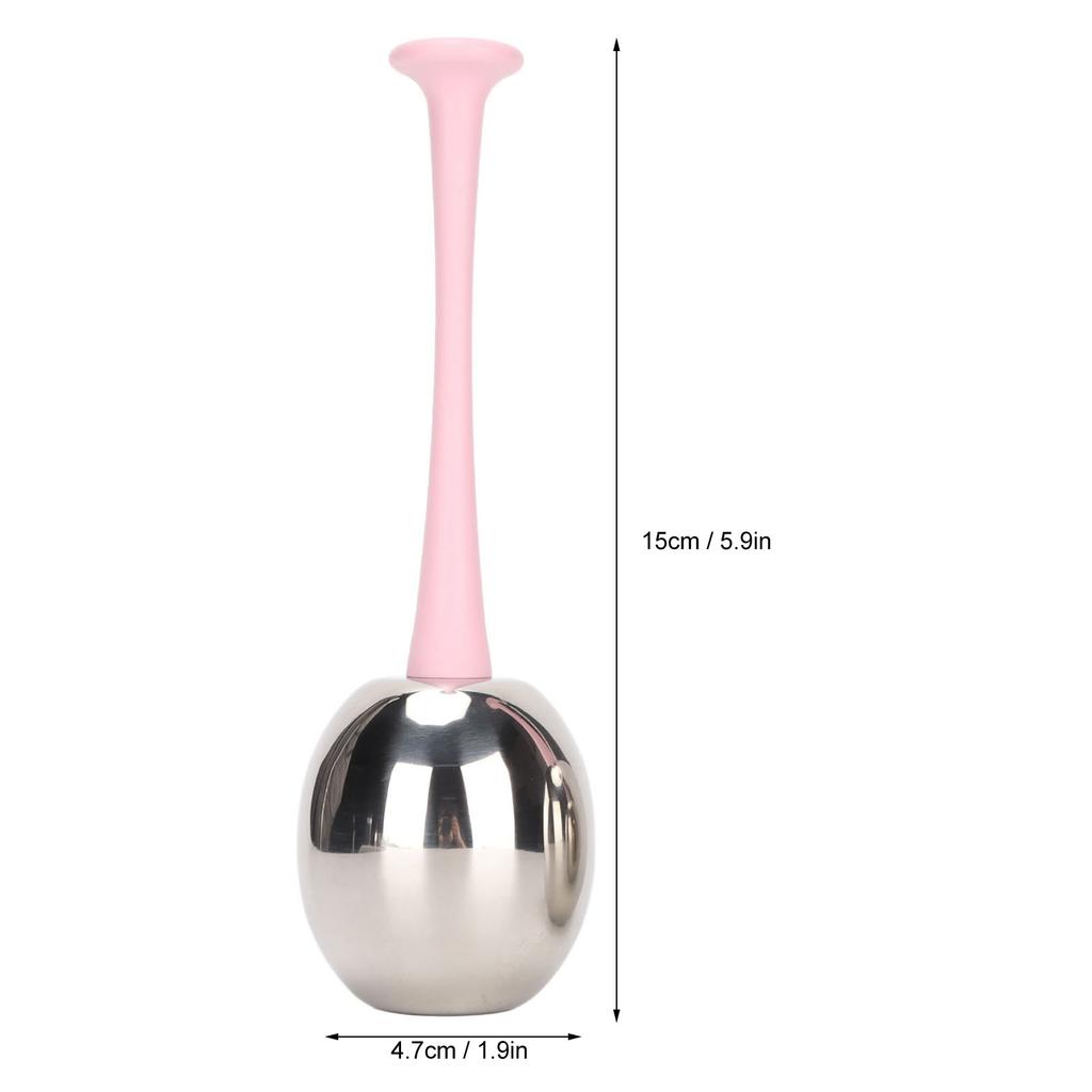 2pcs Facial Ice Globes Stainless Steel Facial Massage Reduce Puffiness Eliminate Fine Lines Ice Globes for Facial Skin Care