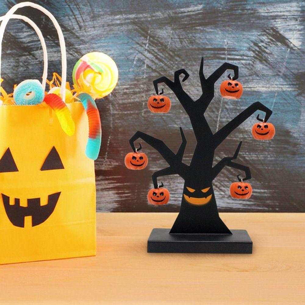 Funny Halloween Pumpkin Tree Prop Halloween Accessories Halloween Desktop Decoration  Party