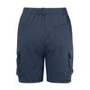 Women Casual Solid Elastic Waist Cargo Shorts with Pockets Relaxed Fit Utility Design for Everyday Wear Outdoor Activities