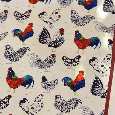 Rooster Chicken Noodle Tea Towel Home Cafe Kitchen Cross