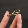 Vintage Brass Devil'S Hand Keychain Pendant With Eagle Claw Design For Bags Diy Jewelry Charms Accessories Punk Fashion Gifts