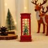 Christmas micro landscape mini luminous small house tabletop ornament Christmas tree ornament children's small gift