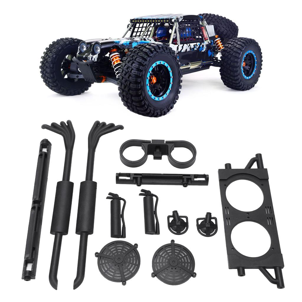 RC Car Shell Decoration Window Decor Decorative Exhaust Pipe Kit for ZD Racing DBX?07 1/7 RC Vehicle
