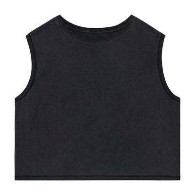 Native Spirit Womens/Ladies Faded Cropped Tank Top