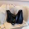 Ielgy Autumn Winter Large-Capacity All-Match Commuter Shoulder Soft Leather Mess