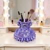 Boîte de rangement pour pinceaux de maquillage Forme de robe de princesse Porte-stylo imprimé en 3D