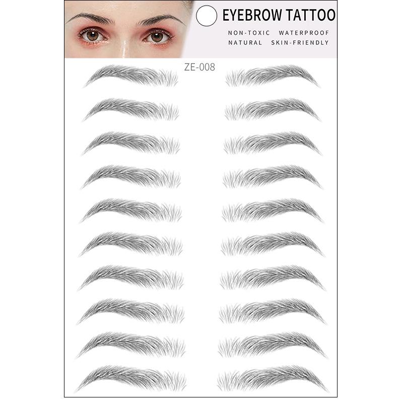 3D Waterproof Eco-Imitation Eyebrow Tattoo Stickers