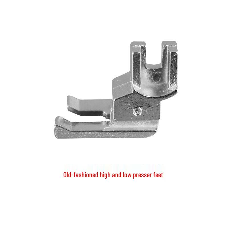 Butterfly Peony Old-Fashioned Sewing Machine Foot Pedal & Overlock Presser Foot Set