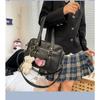 Nová japonská JK přenosná uniformní taška přes rameno PU taška Love Pain Simple Campus Girls Soft Cute Messenger Bag Itabag IB065