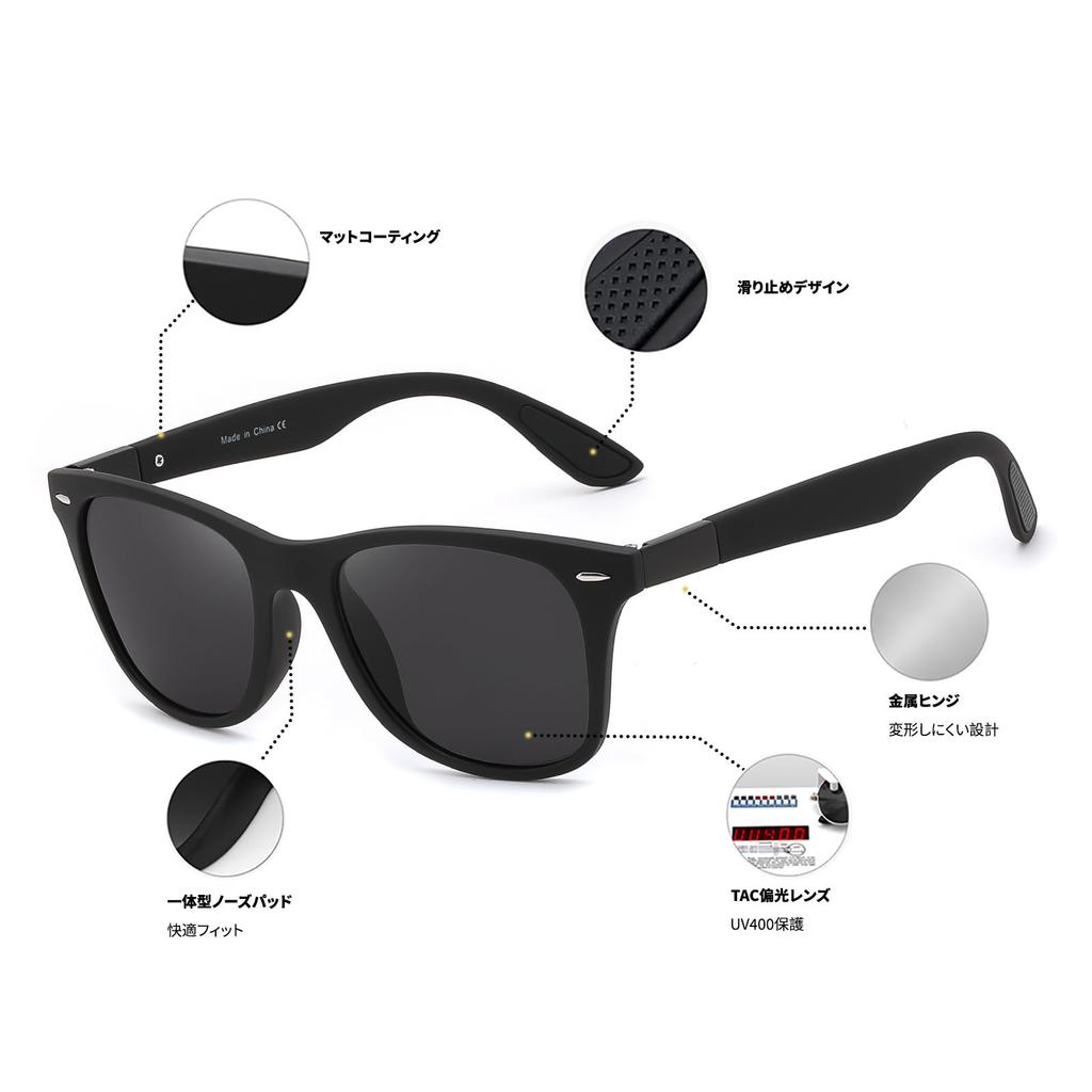 FEISEDY Sunglasses with UV400 TAC Polarized for and B1391 Men's Protection, Lenses, Driving, Fishing, Unisex,