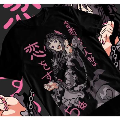 Trend Sommer 2025 Cosplay Neutral Marin Kitagawa T-Shirt My Dress Up Darling Anime Schwarz/Weiß T-Shirt Weiches T-Shirt Grafik T-Shirts