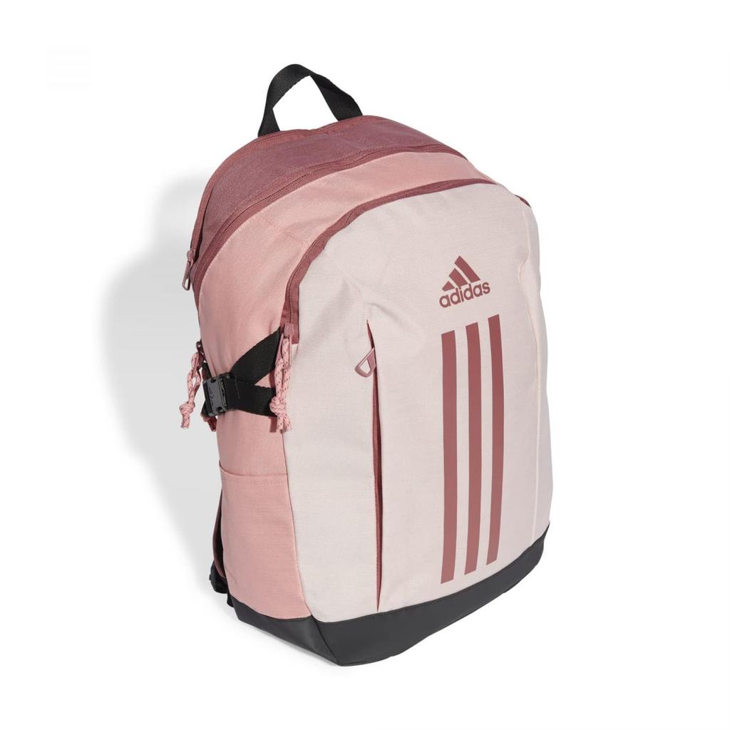 Adidas Power VII Sandy Pink Backpack, Men's, KNO37, Pink/Semi Sparkle/Pre-Rubbed Crimson/White (IX3181)