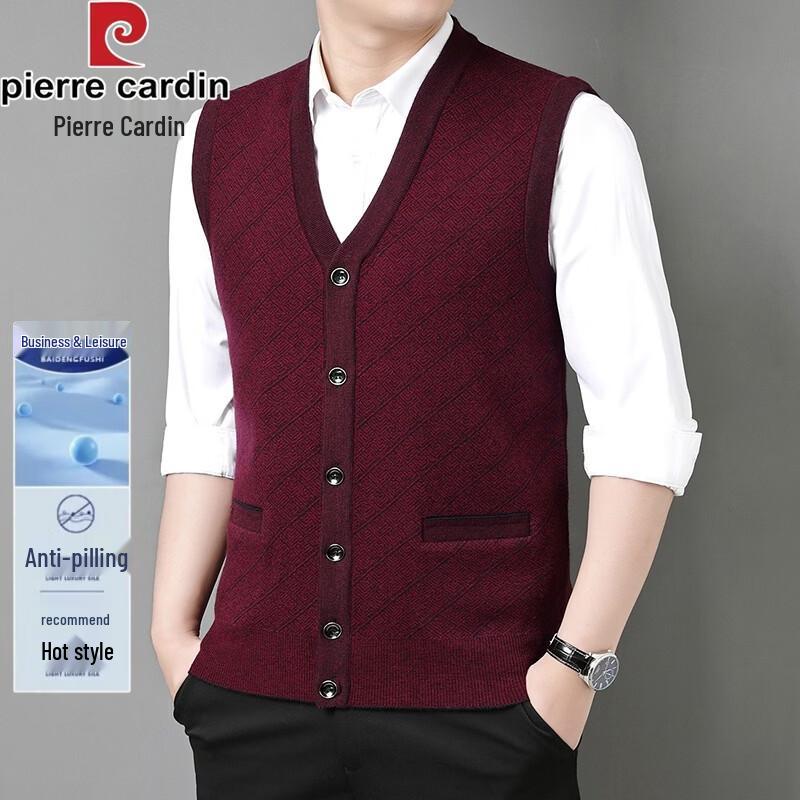 Pierre Cardin Men's V-Neck Knitted Vest