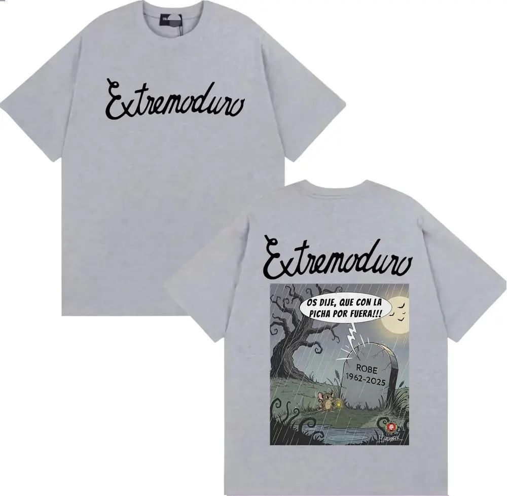 Rock Band EXTREMODURO Os Dije Que Con La Picha Por Fuera TShirt Mens Womens Fashion 90s HipHop Oversized TShirt Streetwear