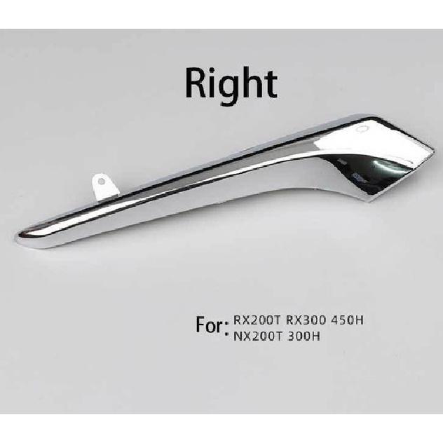 For Lexus NX&RX 2016-22 Chrome Right Side Rearview Mirror Strip Trim Replacement