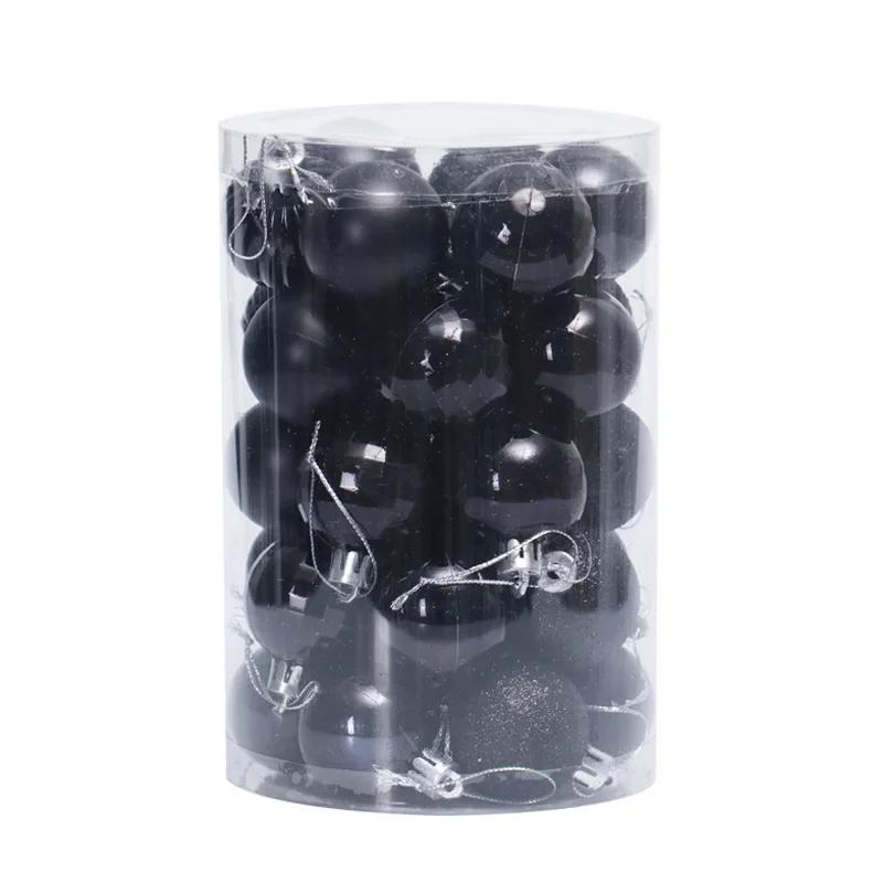 4CM Christmas Ball Box Set Available Lightweight Holiday Christmas Tree Ornament Decorations Christmas Decorations 34PCS/Box
