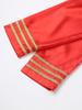 Men's Halloween SGT Sergeant Pepper Costume Jacket Marching Band Rock Man 60s Satin Cardigan Coat