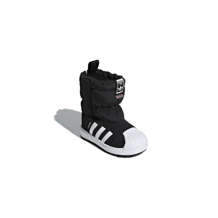 adidas Originals SST Wint3r Cf I Comfortable Slip Resistant Abrasion Resistant High Top Kids' Shoes Black B22502