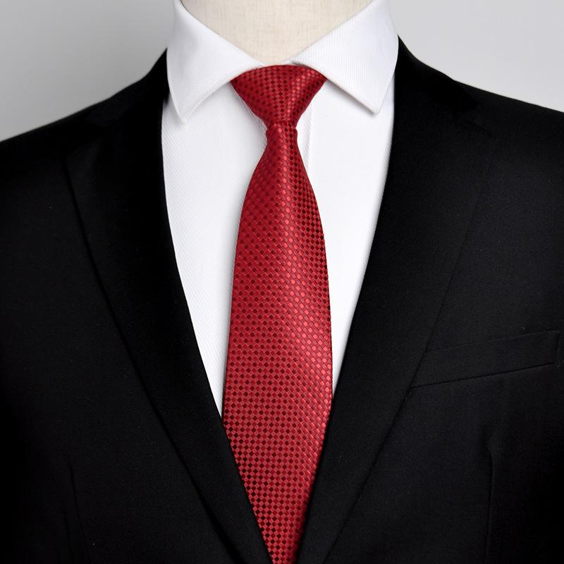 Lazy zipper tie men's formal business professional easy pull 8c suit blue groom wedding