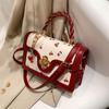 Borsa a Mano Casual alla Moda da Donna PU Decorazione a Fantasia di Ciliegie Mini Borsa a Spalla da Donna Borsa a Tracolla per Pendolarismo Shopping Uscite