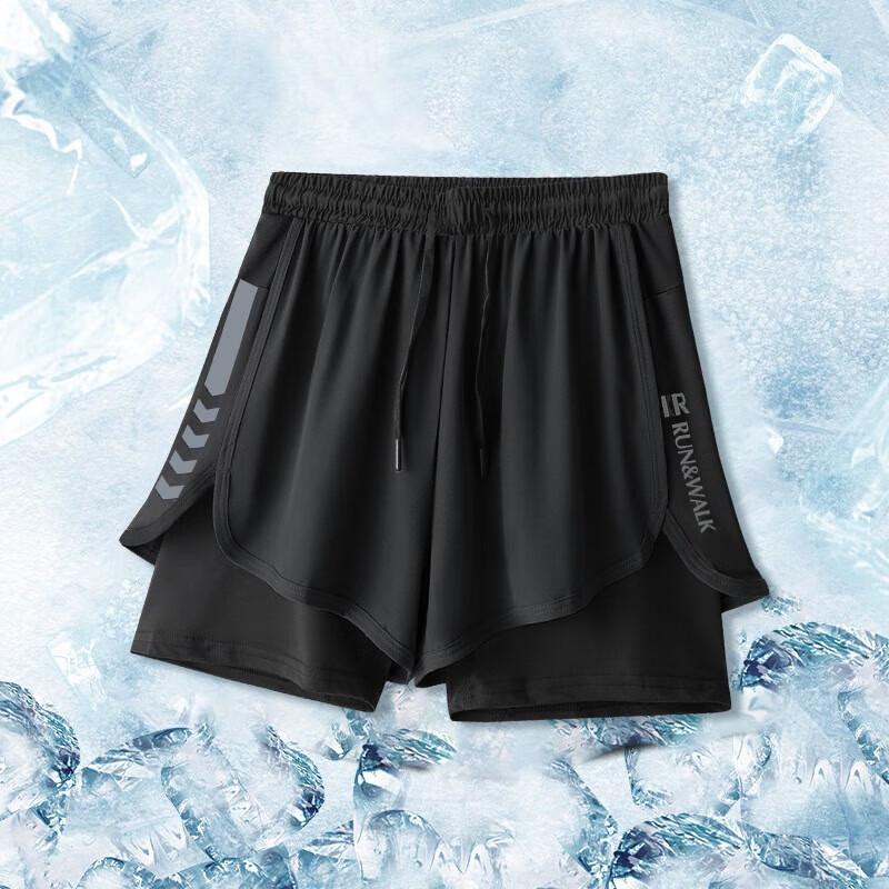 WEZHO Men s 2-in-1 Quick-Dry Running Shorts