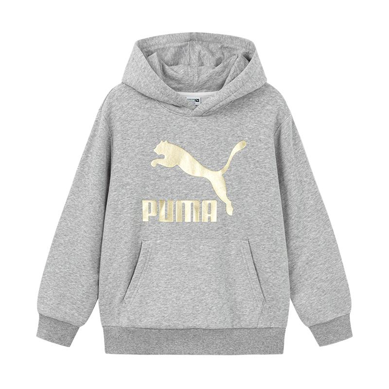 PUMA Sweatshirt Sportstyle Light Heather Gray Kids 353924121204-00101 130