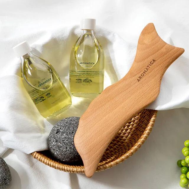 (Ritual Gift Recommendation) Aromatherapy Body Oil 100ml & Dolphin Gua Sha Set (Select 1 of 5)