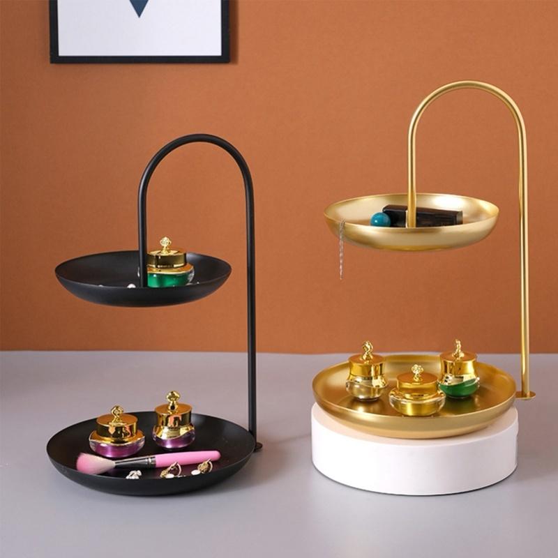 Double Fruit Bowl Sitting Room Home Creative Snack Tray Contemporary and Contracted Candy Dishes Northern Wind