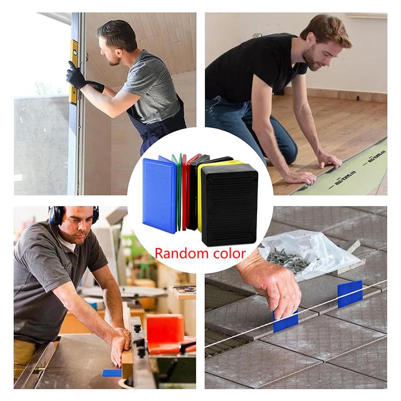 Spaziatori per Piastrelle in Plastica, Materiale PP 4 Misure Spaziatori a Croce per Installazione Piastrelle a Muro e Pavimento - Kit Spaziatori Livellanti Cunei