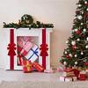 Christmas Hanging Door Bow Ribbon Big Red Bows for Wedding Xmas Holiday Front Door Party Home DIY Decorations Gift Wrapping