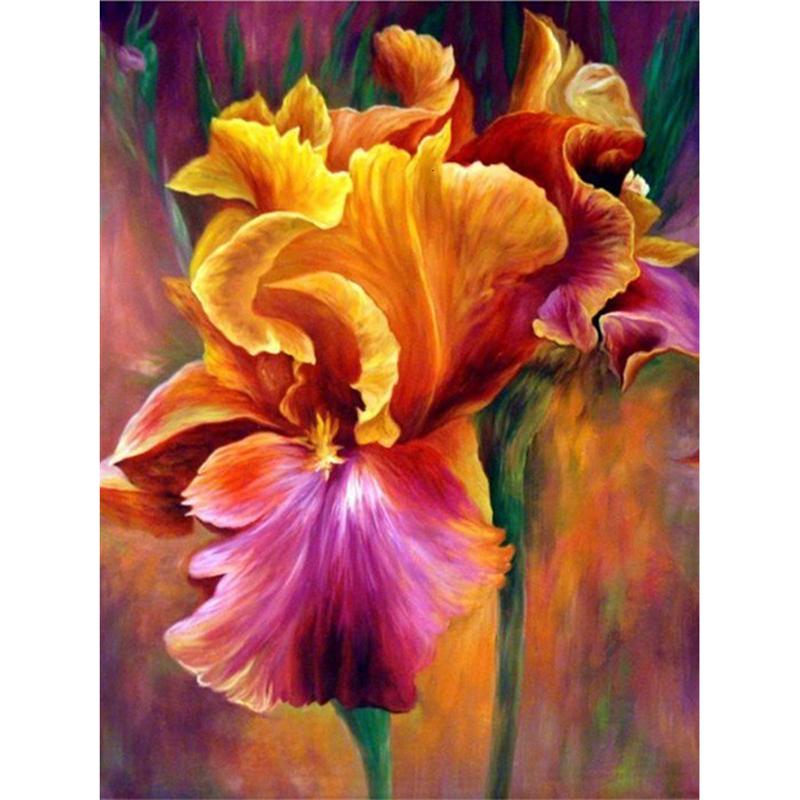 DIY 5D Diamond Painting Cross Stitch Flower Poppy Diamond Embroidery Full Round Drill Mosaic Picture Rhinestone Decor Home Gift