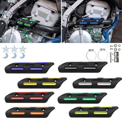 Motorcycle Exhaust Hood Exhaust Pipe Anti-scalding Cover, Heat Dissipation Protective Cover, Off-road Vehicle Modified Anti-scalding Cover Multi-color