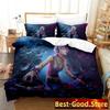 Set Biancheria da Letto 3D Musica DJ Rock Singolo Gemello Matrimoniale Queen King Size Set Letto Adulto Bambino Camera da Letto Set Copripiumino Anime parure de lit Letto
