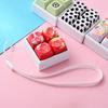 Silent Keyboard Fidget Clicker Toy Mini Fidget Keychain Daily Carry