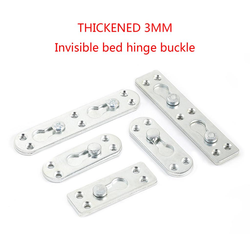 Innovative Bed Hook Connectors Strong & Reliable Bed Frame Brackets for Secure Bed Rails & Headboards 4 Pairs/set