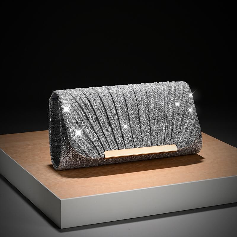 Luxury Wedding Envelop Clutch Bags Fashionable Chic Shiny Evening Bag Manual for Bridal ladies party hand bags