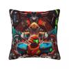 Metroid Dread Metroid Samus Aran Square Pillowcase Pillow Cover Cushion Zip Decorative Comfort Throw Pillow for Home Sofa