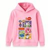 Kids Boys Girls Hoodie Cartoon Space Alien Bear Print Pullover Sweatshirt Casual Long Sleeve Top for Toddler Children