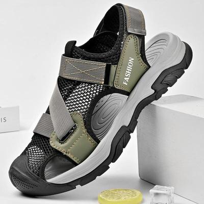 2025 Summer Men's Plus Size Casual Beach Sandals for Travel & Students