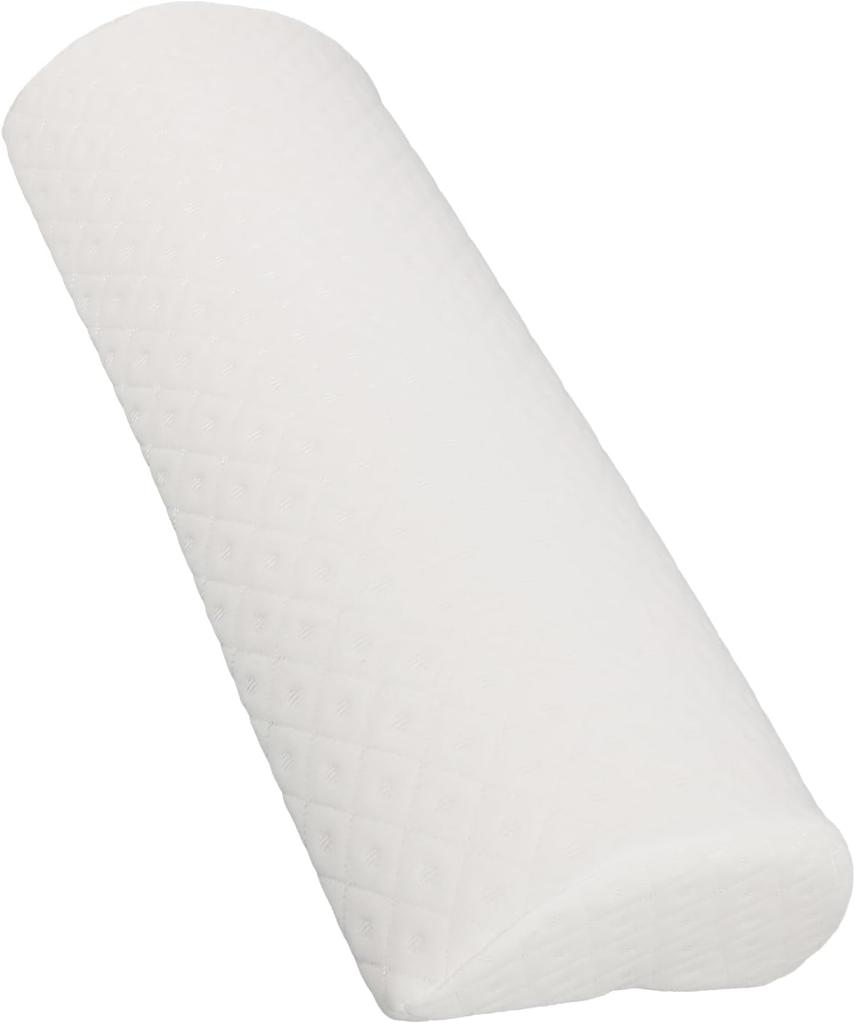 Knee Pillow: Viscoelastic Foam Memory Foam Ergonomic Design - Semi-Roll Shape for Lumbar Support Side Sleeper Pregnancy Relief