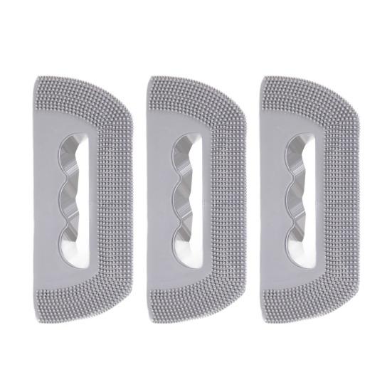 

3 шт. Інструмент для видалення шерсті тварин Силіконовий інструмент для видалення шерсті тварин Собака Кішка Видалення линьки Засіб для видалення ворсу для дивана Килима Автомобільних сидінь 3pcs сірий