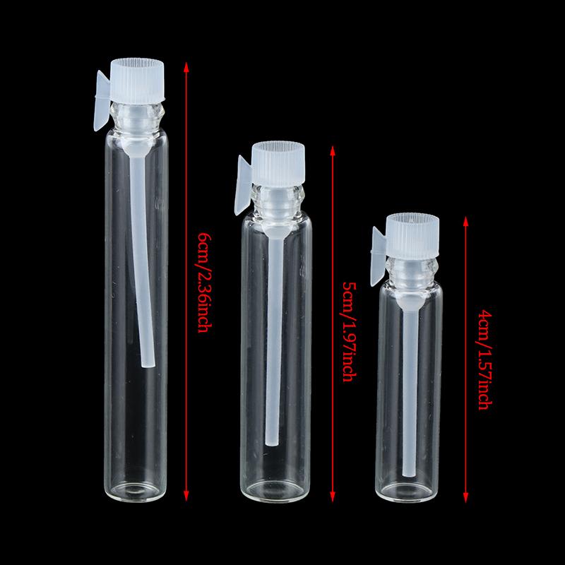1/2/3 ml Mini Glas Parfym Små Provampuller Parfymflaska Doftflaska