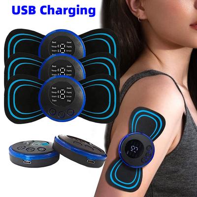 LCD Display EMS Neck Stretcher Electric Massager Cervical Spine Massage Patch