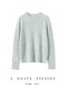 100% Cashmere Women's Round Neck Knit Sweater