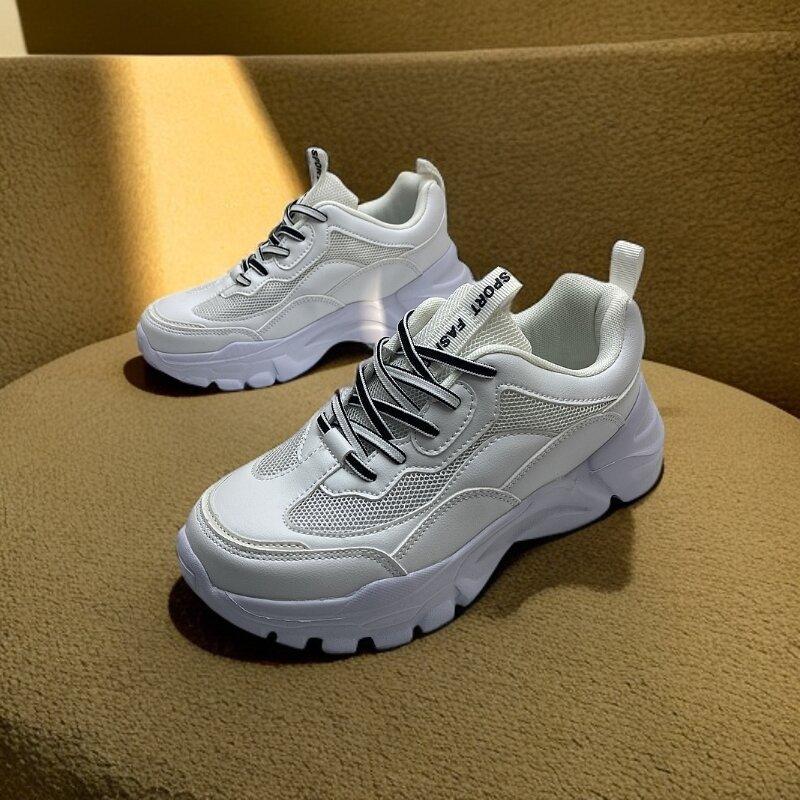 Shoes men's casual soft-soled shoes new mesh breathable teen girl dad shoes