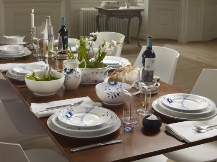 Importierter Royal Copenhagen Blau Gerippter Mega Teller 27cm Geschenk Hochzeitsgeschenk 1017373 [Reguläres Produkt] (Nr.6)