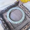 Natural Hetian jade separator pieces in clear water green and ice clear white diy Bracelet abacus beads, spacer beads, star and moon Bodhi beads